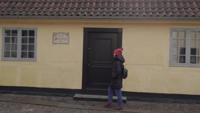 旅行。童话作家汉斯·克里斯蒂安·安徒生的家。丹麦。