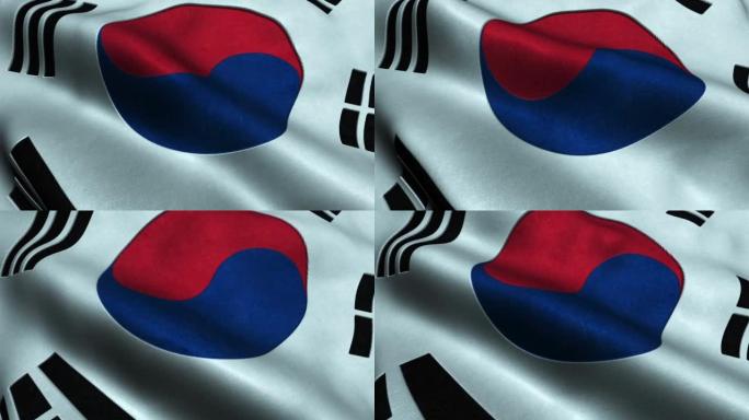 韩国国旗可以循环