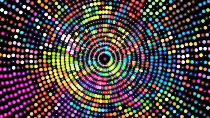 Abstract Pattern Of colorful Circles