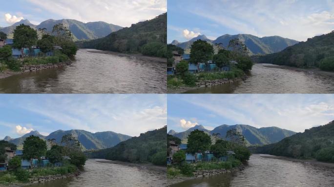 秘鲁廷戈3月的睡美人 (贝拉·杜米恩特) 山脉和华拉加河