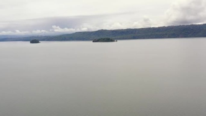 拉瑙湖。菲律宾南拉瑙棉兰老岛。