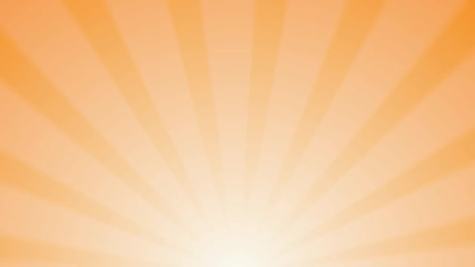 抽象旧货模糊复古浅橙色阳光背景。矢量星爆光束运动图形动画