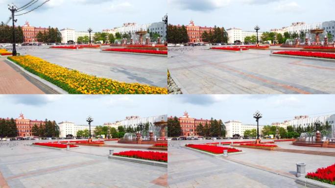 哈巴罗夫斯克的列宁广场。