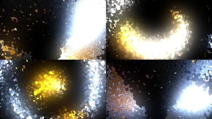 光球最小波浪形表面运动图形3d渲染动画素材