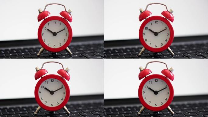 笔记本电脑概念10点闹钟业务时间表截止日期和紧迫性