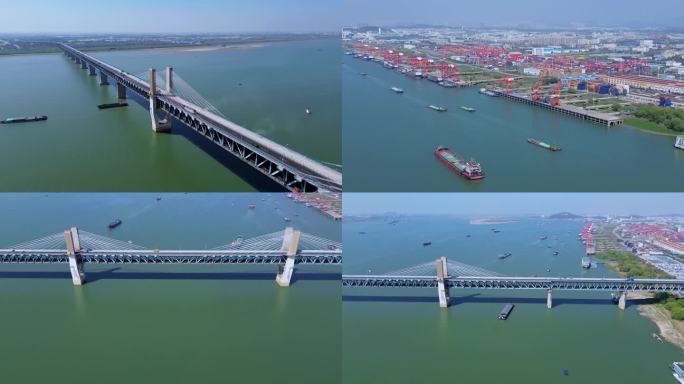 [4K]航拍素材.芜湖长江大桥