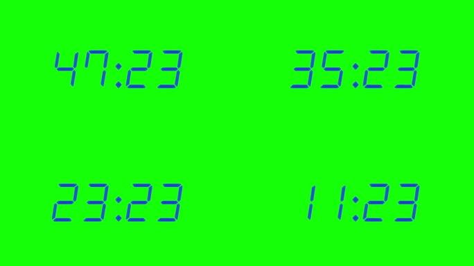 简单的60秒 (1分钟) 数字闹钟倒计时定时器