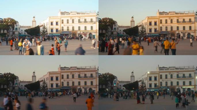 Essaouira，摩洛哥，时间流逝