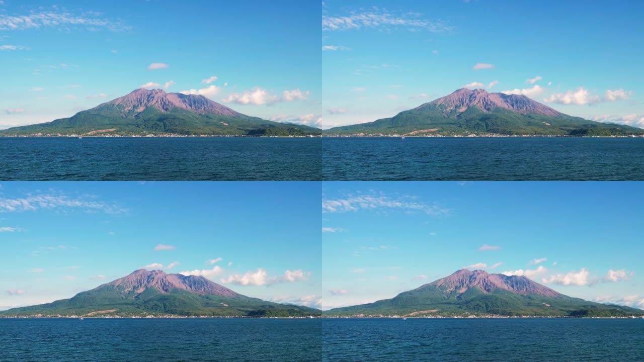 樱岛，日本九州活跃的吸烟火山