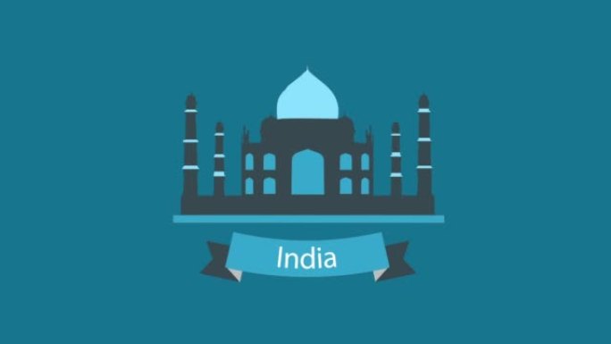 印度建筑动画4k分辨率