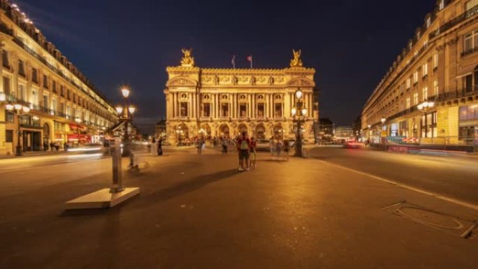 巴黎帕莱·卡尼尔歌剧院 -- 4k延时