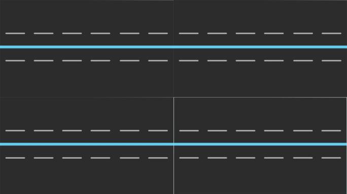 道路动画4k分辨率
