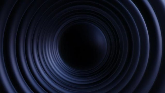 抽象黑色音乐音箱隧道无缝动画背景