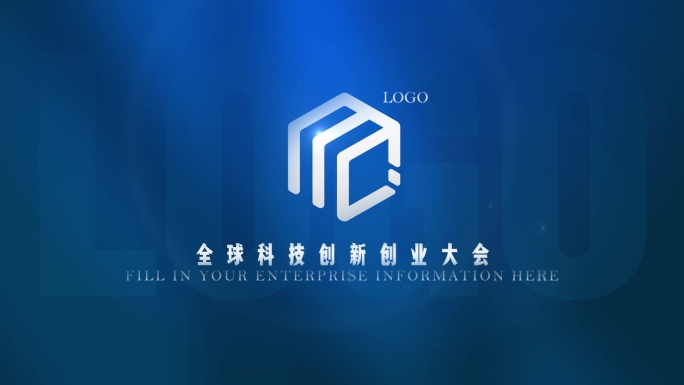 【原创】商务企业logo演绎片头4K