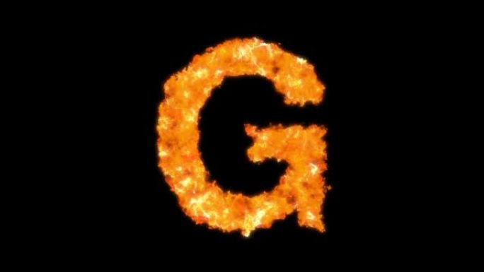 燃烧字母G