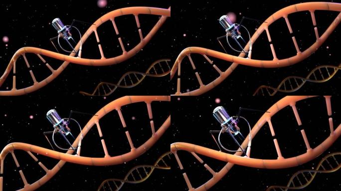 纳米机器人正在修复受损的DNA