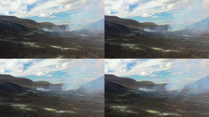 冰岛的火山