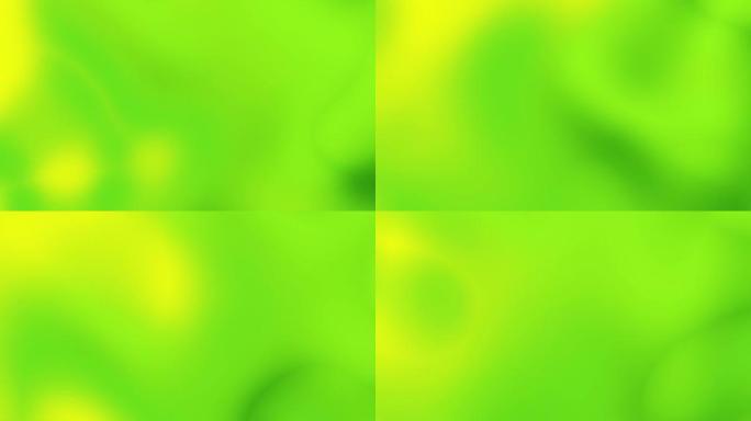 4k抽象流体颜色绿色渐变霓虹灯背景
