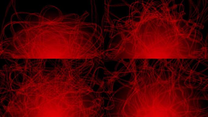 Line red glass motion loop ready background in 4K 