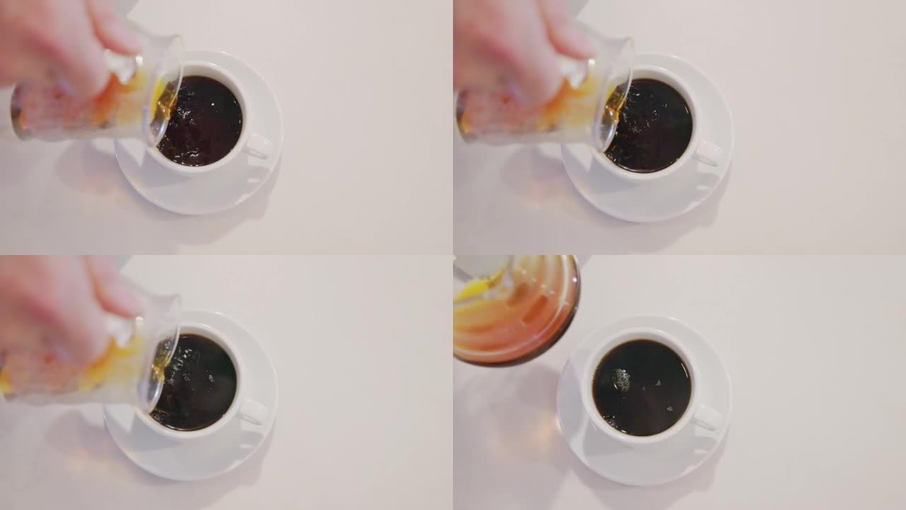 Coffee Being Prepared in Pourover Style