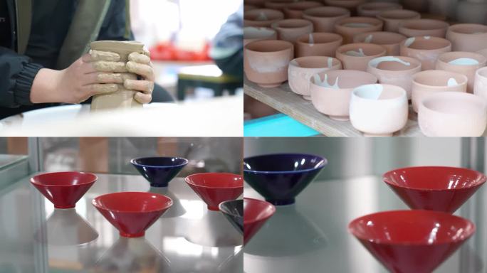 陶瓷茶盏手工制作