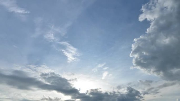 风暴云时间流逝晴天晴空雨后希望新生渴望崭