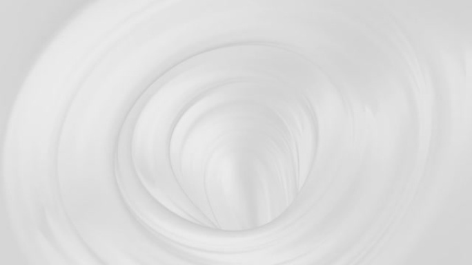 液体抽象白色背景。光滑的光泽纹理。魅力丝绸背景动画。3D无缝循环