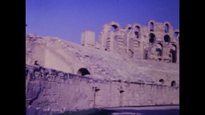 突尼斯1983，El Jem罗马圆形剧场
