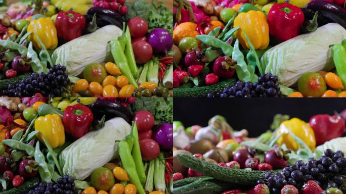 50多种水果蔬菜视频合集