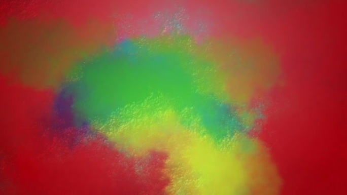 Colorful Paints Spreading Abstract Background