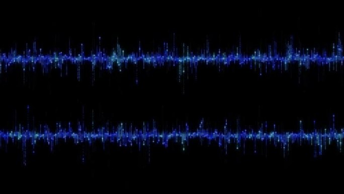 数字音频均衡器起伏矩阵声波光波音波蓝色