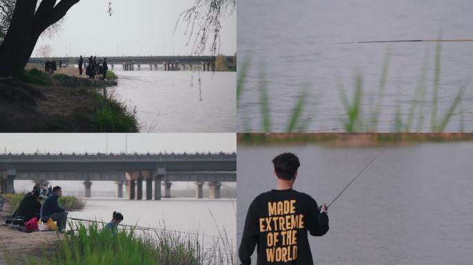 浐灞湿地公园钓鱼