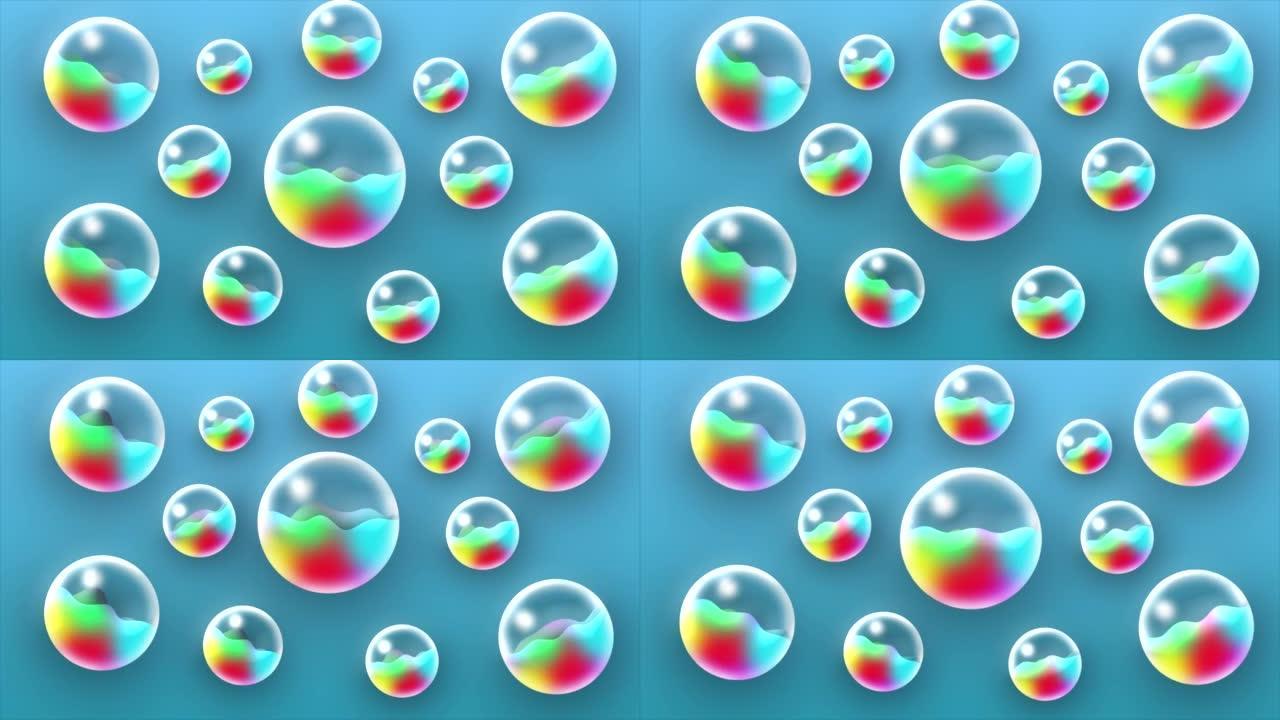 4k能量和等离子球，气泡魔术，液体球，魔术水晶球，多色闪亮气球动画，全息，算命，大理石游戏