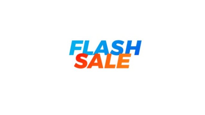 flash sale运动图形文本