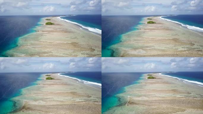 小热带无人岛马朱罗，马绍尔群岛。