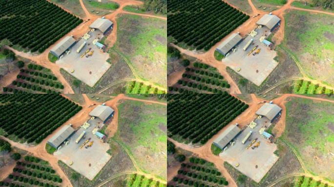 Distribution, agriculture and aerial of trucks doi