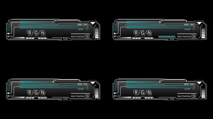 Hitech风格技术平视显示器元件