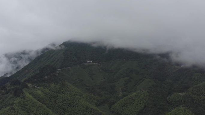 4K航拍南岳西岭、十里茶乡