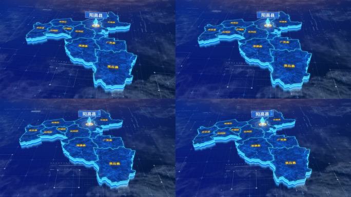 大同市阳高县蓝色三维科技区位地图