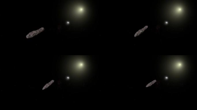 Oumuamua，星际天体，在外太空