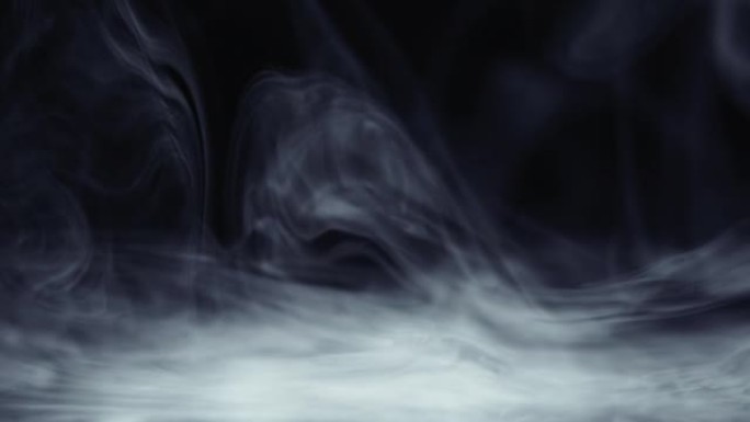 蒸汽背景烟雾漂浮白色薄雾黑色