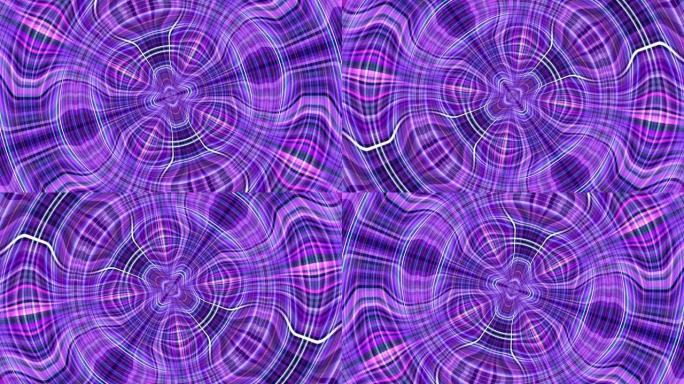 扩展紫色波浪圆形图案