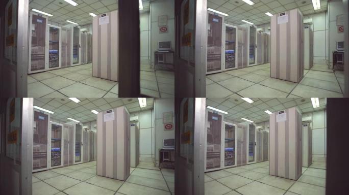 数据中心的3g机房计算机机架