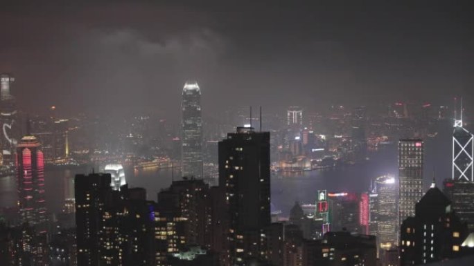 香港太平山顶之夜