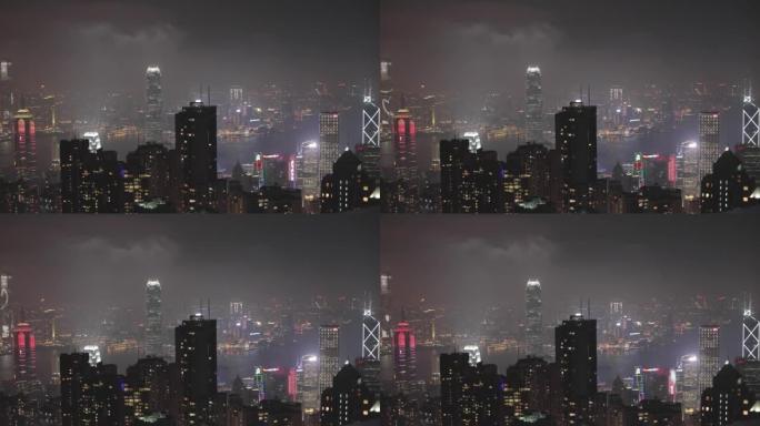 香港太平山顶之夜