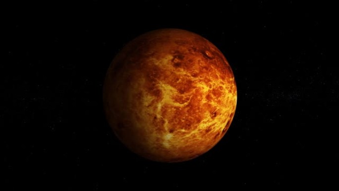 金星表面3d旋转行星与恒星