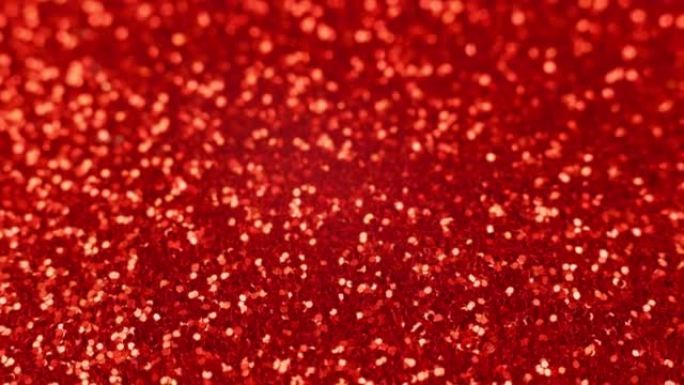 红色移动闪亮闪光壁纸，非常适合圣诞节、新年或任何其他节日背景