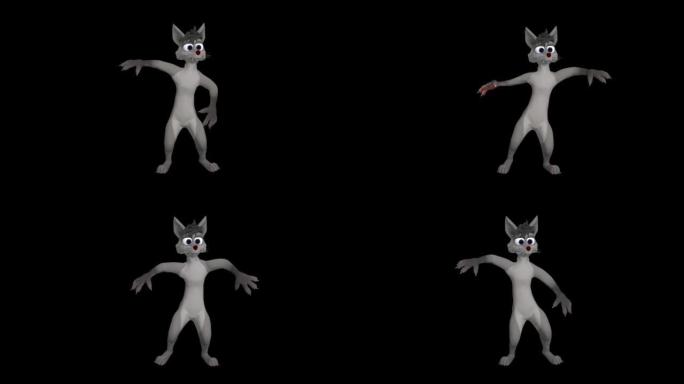 狼3D舞蹈。