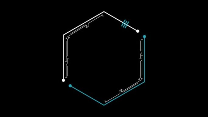 Hitech风格的科技平视显示器元件。