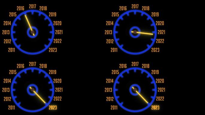 2023车速表倒计时返回2011年